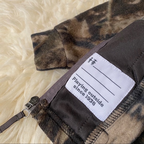 Columbia Fleece Camo Jacket Real Tree Warm Layering Camo 6-12 Months - Picture 5 of 8